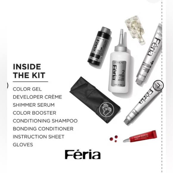 L Oreal Feria Permanent Hair Color B61 Downtown Brown Hi Lift 1 application NWT - Picture 9 of 13